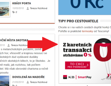 Google AdSense: Jaké formáty reklam používám